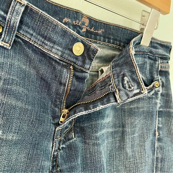 7 For All Mankind DOJO medium wash shorts size 29 - Picture 5 of 9